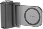 KIWIFOTOS for Magsafe Phone Camera Grip Magnetic Phone Tripod Handle with Bluetooth Remote & Tripod Mount Adapter for iPhone 16 Pro Max Samsung Smartphone Vlog Video Shooting (Gray)