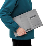 SOTSU FlipAction Pro 16" Gen2 Premium Portable Monitor | Super Compact | Pivot Rotate | 2560x1600 DCI P3 | 120Hz | 400 Nits | Full Metal CNC | Perfect Match for Mac and Windows (Metallic Gray)