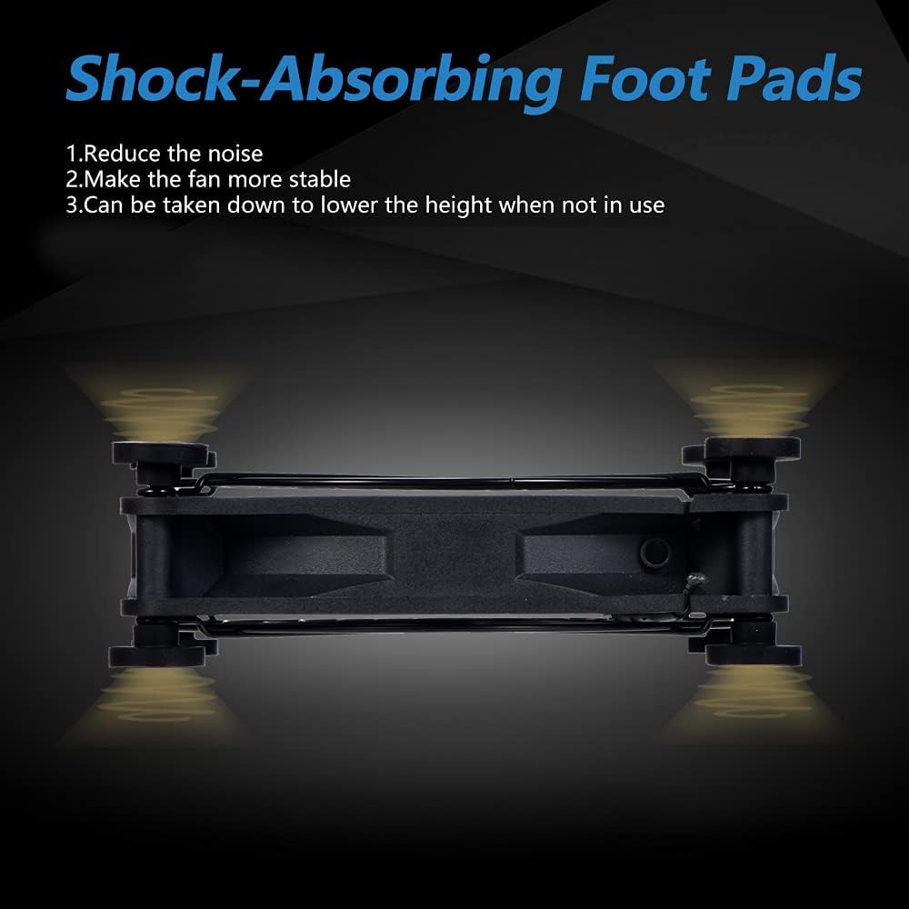 Quiet 140mm USB Fan, 5V USB Portable Cooling Fan for Flat Panel TV Receiver Router DVR PlayStation Xbox Computer Cabinet Cooler