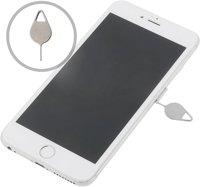 12PCS SIM Card Removal Openning Tools, Needle Opener Ejector, SIM Card Tray Eject Pins Compatible with All iPhone Apple iPad Samsung Galaxy HTC Smartphone Tablets.