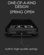 Aulumu G07 Pop Up Leg Stands Laptop, Super Portable Cooling Laptop Stand, Ergonomic Laptop Riser Lift for Desk for MacBook, All Laptops, Tablets, 8-20'', Black