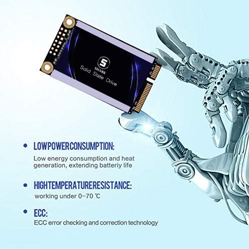 SSD MSATA 64GB Shark Speed Internal Solid State Drive High Performance Hard Drive for Desktop Laptop SATA III 6Gb/s Includes SSD (64GB, MSATA)