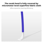 K&F CONCEPT 12mm Micro Four-Thirds 4/3 Sensor Cleaning Swab*10 + 20ml Sensor Cleaner, M43 Camera Cleaning Kit for All Models of M4/3 Camera Sensors, Including M4/3 Cameras from Olympus and Panasonic