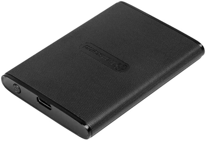 Transcend 250GB External SSD for iPhone/iPad/Mac/Windows/Android, PC/Laptop/Tablet/TV/Game Console, Portable Solid State Drive with One Touch Back up, One-Time Password Unlock, Type-A&Type-C Cables