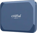 Crucial X10 4TB Portable SSD, Up to 2,100MB/s, USB 3.2 USB-C, External Solid State Drive, Compatible with Windows, Mac & Android, Durable Storage for Games, Photos & Files, Blue - CT4000X10SSD9-02