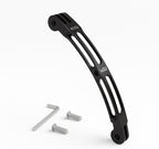 HSU Aluminum Alloy Curved Extension Arm (5.3”) Metal Pole Mount Helmet Stick Extension Arm Mount for GoPro Hero 13/12/11/10/9/8/7/6 Black, DJI Osmo Action 4/3 and More Action Cameras (Black)