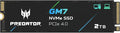 Predator GM7 2TB SSD: M.2 2280 PCIe Gen 4 x4 NVMe 2.0, Read Speed Up to 7400 MB/s, Internal PC Solid State Drive for Laptop, Desktop and PS5 - BL.9BWWR.119