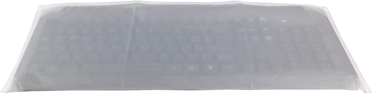 Keyboard Dust Cover, Universal PC Computer Desktop Keyboard Skin Protector Cover by SZBRO (20W x2H x9D)