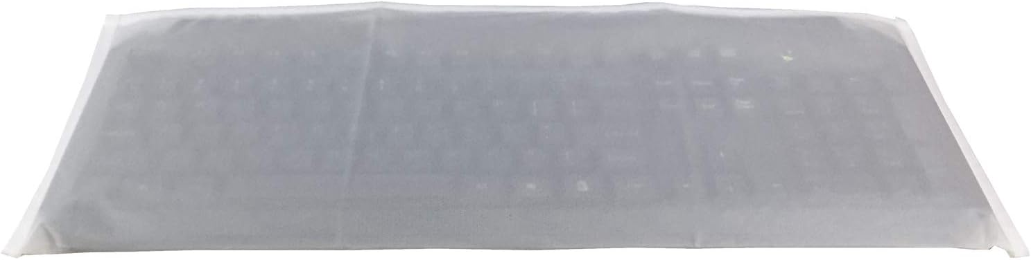 Keyboard Dust Cover, Universal PC Computer Desktop Keyboard Skin Protector Cover by SZBRO (20W x2H x9D)