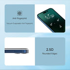 PERFECTSIGHT Privacy Screen Protector Compatible with iPhone 14 Pro Max 6.7 Inch, HD Clear Bubble Free Anti-Scratch Case Friendly Anti Blue Light Anti Spy 5X Strogner Tempered Glass