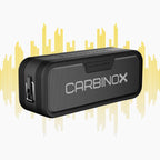 CARBINOX Portable Bluetooth Speaker with IPX7 Waterproof, Type-C Fast Charging, 3D Surround Sound, 18m Range, Black