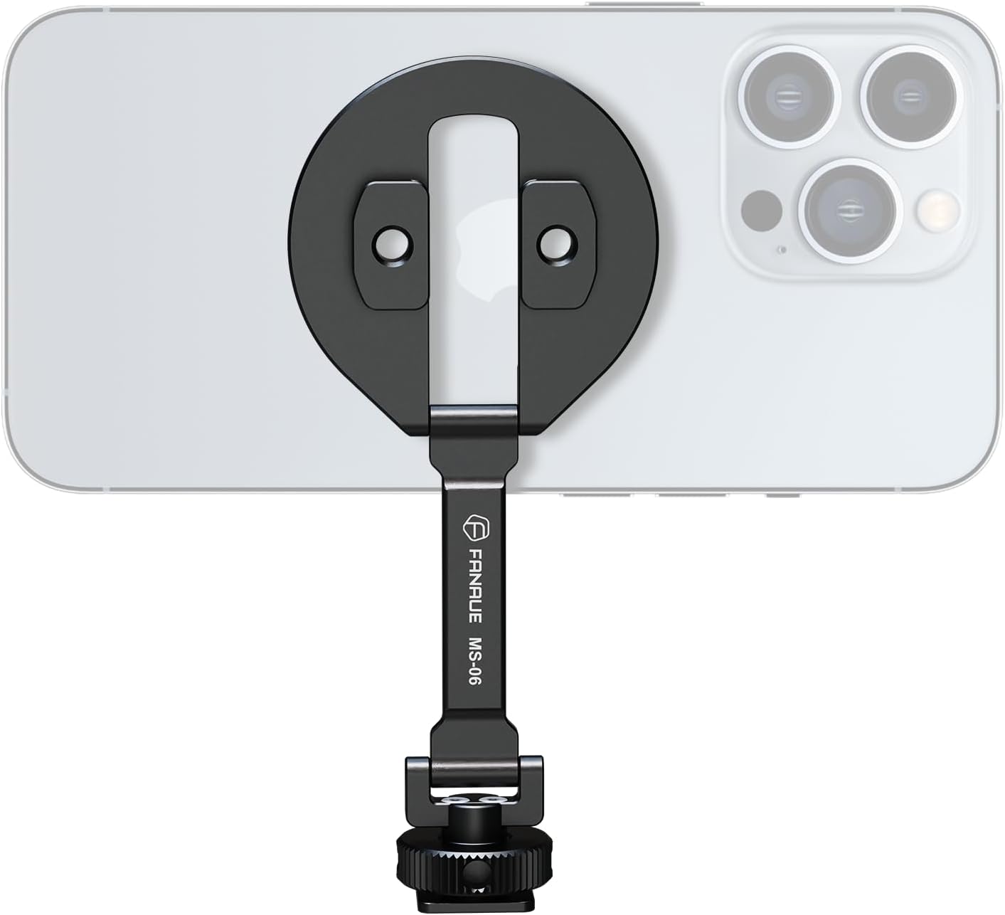 FANAUE MS-06 Magnetic Cold Shoe Mount | 360° Rotatable & Foldable | Aluminum Alloy Strong Magnetic Attachment | for Cameras, Phones, Microphones, and Photography Accessories