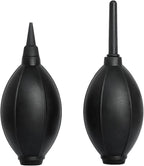 Silicone Soft Tip Manual Air Blower,Dust Cleaner for DSLR,Camera Lens,Camera Sensor,LCD,Keyboard,Watch,Coffee Machine,Cleaning Air Blower (Long+Short Nozzle)