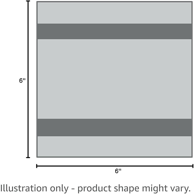 WHOOSH! Microfiber Cleaning Cloth, 6 Pack, Glasses and Screen Cleaning Cloth, Suitable for Car Screen, Computer, Laptop, iPad, MacBook, Smart Phone, Monitor, Eyeglasses, Watches (6 x 6 Inch), Grey