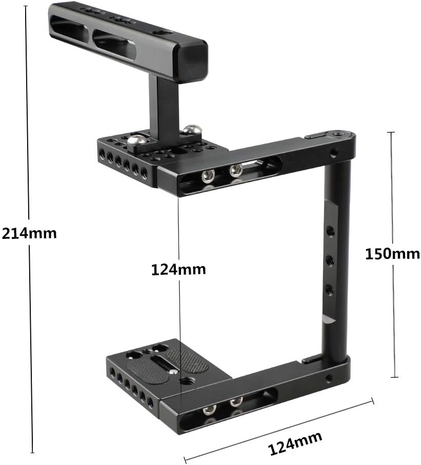 CAMVATE Basic Camera Cage Rig with Top Handle Universal Use - 1897