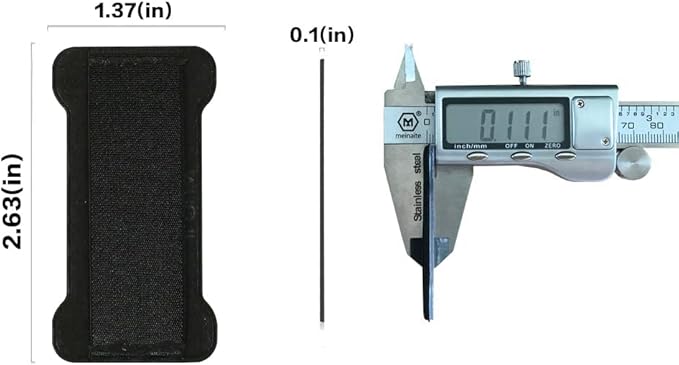 Phone Grip Holder for Hand, Universal Finger Strap Phone Holder, Finger Selfie Grip Compatible with Most Smartphones - 3Pack(Black)