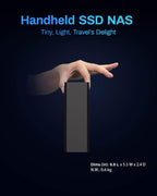 TERRAMASTER F8 SSD NAS Storage - 8Bay All SSD NAS Server N95 QuadCore CPU, 8GB DDR5 RAM, 10GbE Port, 8 Heat Sinks Included, Palm-Sized Powerful Network Attached Storage (Diskless)