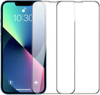 PERFECTSIGHT Compatible for iPhone 14 Plus, iPhone 13 Pro Max Screen Protector 6.7 Inch 2 Pack HD Clear Premium Tempered Glass Case Friendly 9H Hardness Bubble Free Easy Installation