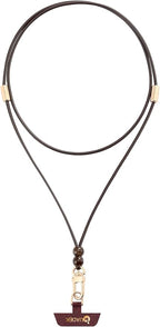 Leather cell phone lanyard Detachable Phone Chain Strap 2-in-1 Phone Chain Wristlet