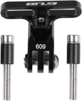 GUB Bike Camera Mount,Aluminium Bicycle Stem Front Camera Holder Mount Universal for GoPro Garmin Xiaomi SJCAM Action Camera (BLACK09)