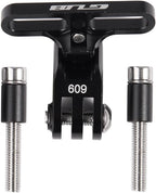 GUB Bike Camera Mount,Aluminium Bicycle Stem Front Camera Holder Mount Universal for GoPro Garmin Xiaomi SJCAM Action Camera (BLACK09)
