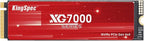 KingSpec XG7000 512GB NVMe SSD PCIe 4.0-7400MB/s Read Speed, 3D TLC NAND M.2 2280 Internal SSD, Compatible with Gaming PC, Laptop, PS5 Console