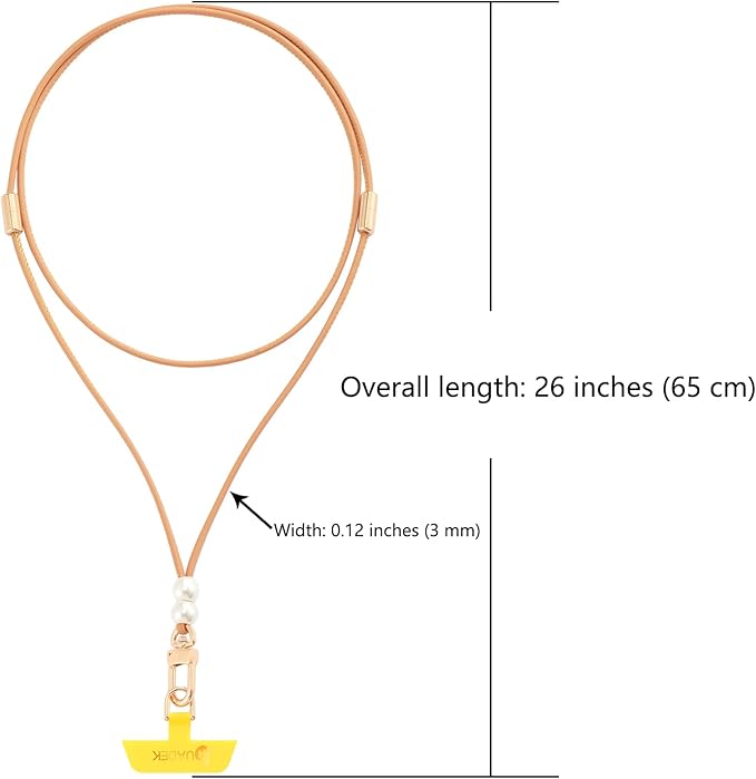 cell phone lanyard Detachable Phone Chain Strap Leather 2-in-1 phone wrist strap