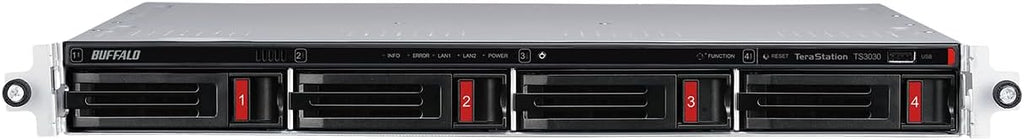 BUFFALO TeraStation 3430RN 4-Bay 16TB (4x4TB) Rackmount Small-Med Business NAS w/Hard Drives Included