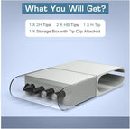 MoKo Pen Tips for Surface Pen Set of 4 (HB/HB/2H/H), Surface Pen Tip Replacement Kit Compatible with Surface Pro 2017 Pen (Model 1776)/Surface Pro 4 Pen, Original Pen Nibs Refill for Stylus Pen