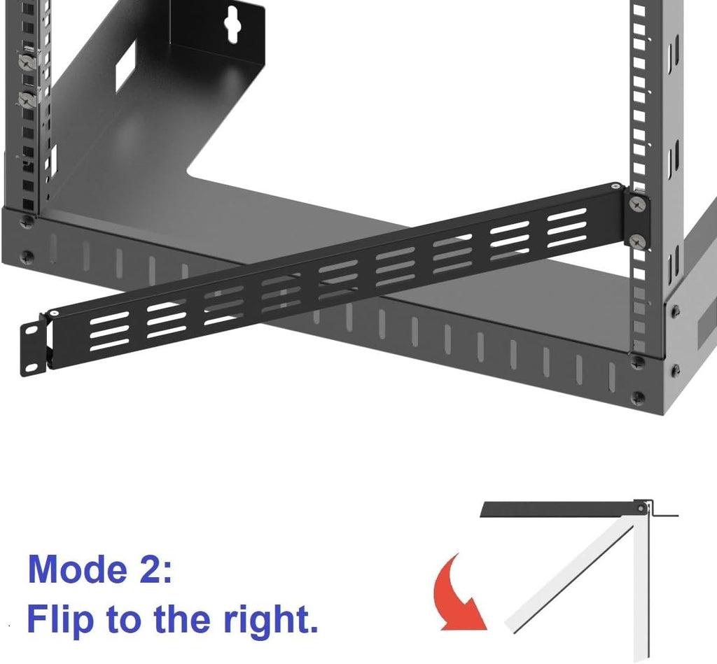1U Hinged Vented Rack Mount Blank Panel Spacer for 19in Server Rack or Network Cabinet (1U Vented Blank Panel)