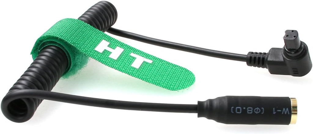 Remote Trigger Cable Adapter for Canon R3 R5 1DX 6D 7D 5D MKIII 60D EOS SLR Camera, 2.5mm Female to N3