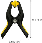 Mikikit 8pcs Screen Repair Clamp Kit Durable Lcd Screen Fastening Tools for Tablets Slip Grip Scratch-resistant Sponge Pad Easy to Use Heavy Duty Fixing Clamps