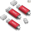 Thkailar 32GB 3 Pack USB C Memory Stick OTG USB 3.1 Thumb Drive Compatible with Android Phone,MacBook Pro,Laptops,Tablets,PC
