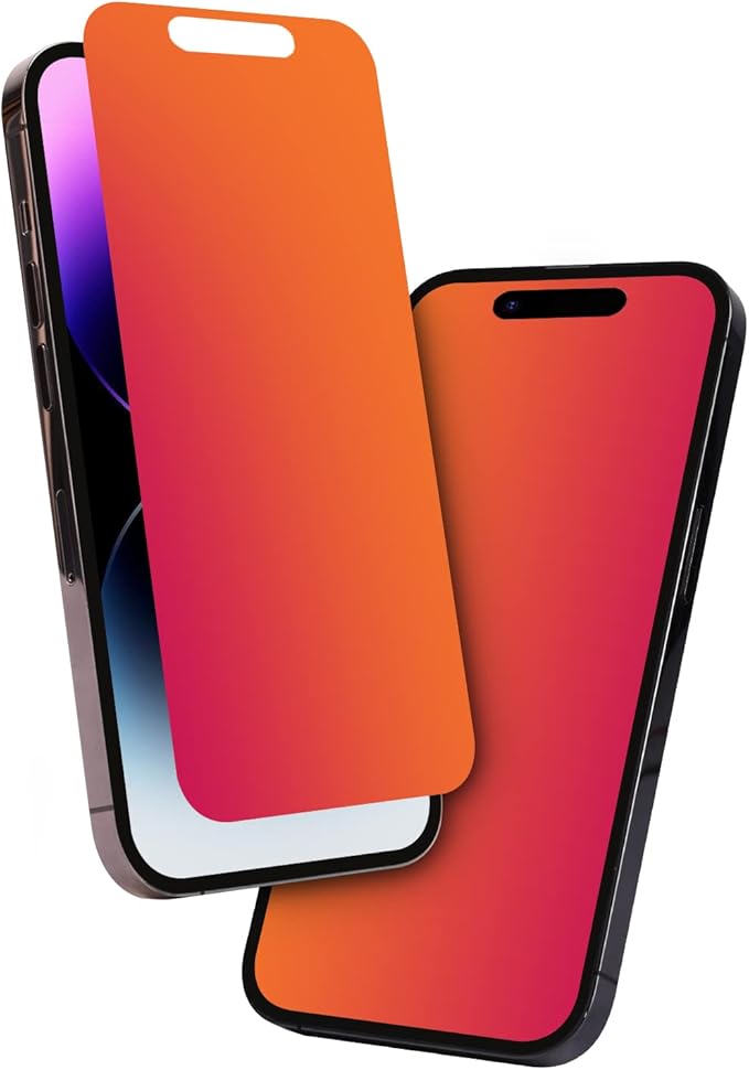 For iPhone 14 pro max/iPhone 15 plus Privacy Screen Protector - Anti-Blue Light, Anti-Glare, Anti-Spy Gradient Color Privacy Screen Protector Film (6.7 inch)