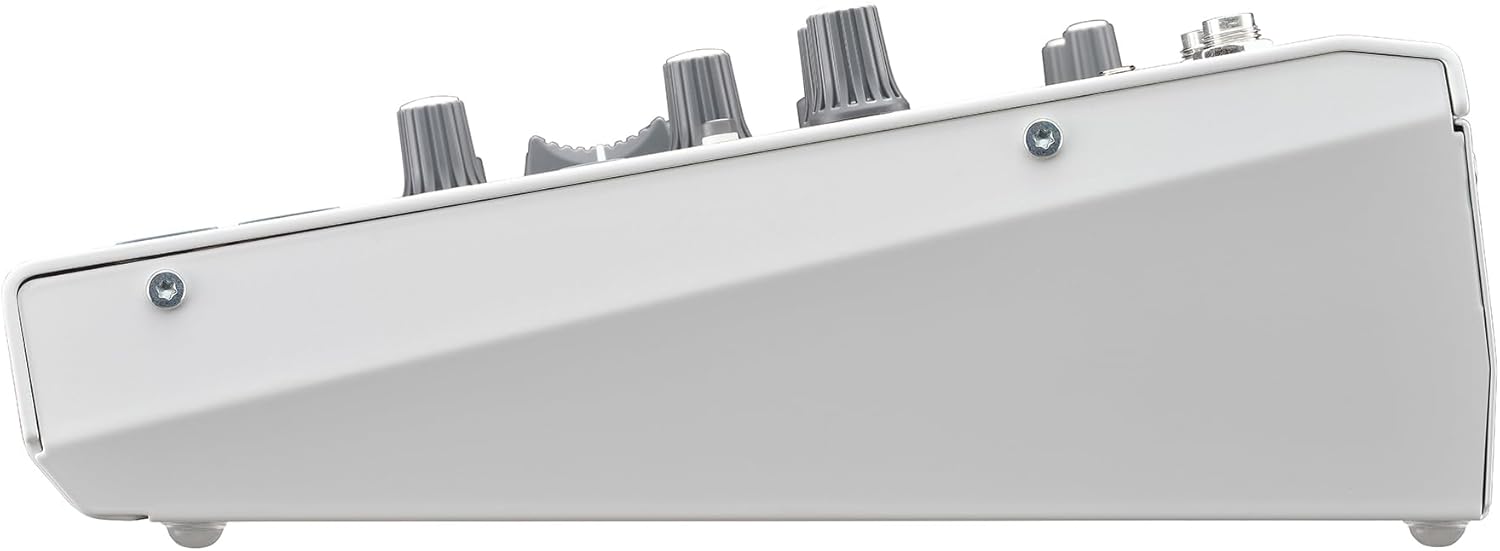 Yamaha AG08 White 8-Channel Live Streaming Loopback Mixer/USB Interface with Steinberg Software Suite