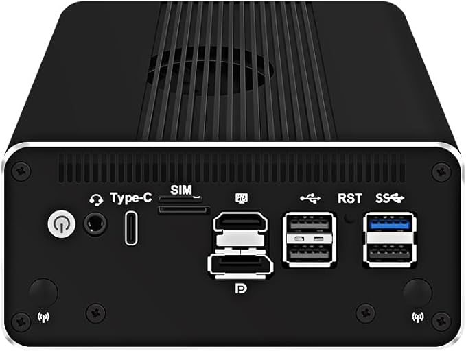 CWWK Intel Alder Lake N100(4C/4T Up to 3.4GHz)/N305(8C/8T Up to 3.8GHz) Dual SFP+10GbE Mini PC|4xIntel I226-V 2.5GbE |DDR5 Memory|PCI-E x4|HDMI+DP+Type-C (10 Gigabit N305, 32G RAM 256G SSD)