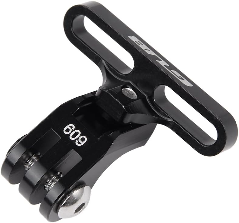 GUB Bike Camera Mount,Aluminium Bicycle Stem Front Camera Holder Mount Universal for GoPro Garmin Xiaomi SJCAM Action Camera (BLACK09)