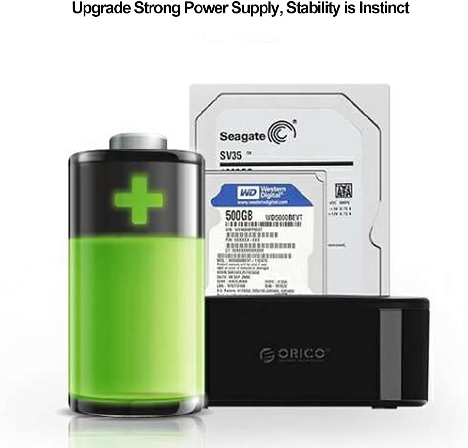 Zopsc USB 3.0 SATA/IDE HDD Docking Station Three-Bay Offline Clone HUB Reader 12V / 3A Independent Power Supply External Hard Drive Docking Station(US) 100-240V