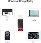 TOPESEL 64GB Flash Drive 5 Pack, USB 2.0 Thumb Drives High Speed Memory Stick Jump Drive Zip Drive for Data Storage and Backup (Five Mixed Colors: Red Blue Cyan Orange Green)