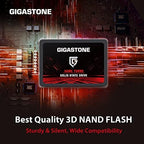 GIGASTONE SATA SSD 128GB (10-Pack) 2.5 inch SSD 520MB/s Upgrade Laptop PC Memory and Storage PS4 HDD Replacement 2.5" Internal Solid State Hard Drives SATA III SLC Cache 3D NAND Game Turbo Performance