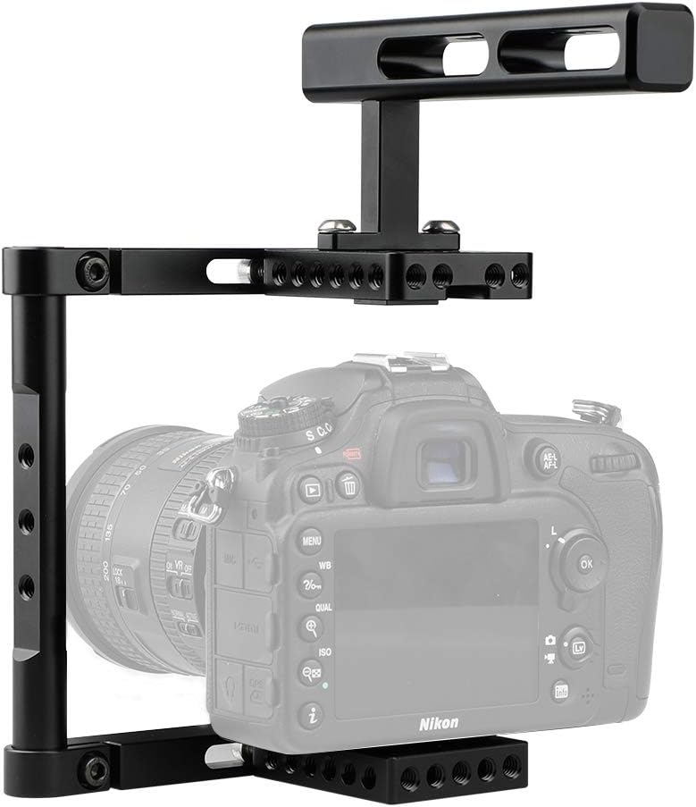 CAMVATE Basic Camera Cage Rig with Top Handle Universal Use - 1897
