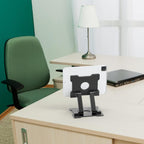 KABCON Tablet Stand,Adjustable Drawing Holder Eye-Level Aluminum Solid Stand for Desk, Portable Monitor, iPad Pro 9.7 10.5 Air Mini,Microsoft Surface Pro,Tab-Up to 15''