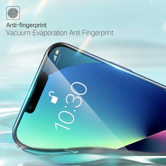 PERFECTSIGHT 2 Pack Anti Blue Light Screen Protector Compatible with iPhone 14 Plus, iPhone 13 Pro Max, [Eye Protection Relieve Eye Strain] HD Clear Blue Light Blocking Tempered Glass