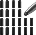20Pcs Replacement Tips Silicone Rubber Touch Screen Pens Tips for Touch Pen (9 * 20mm)
