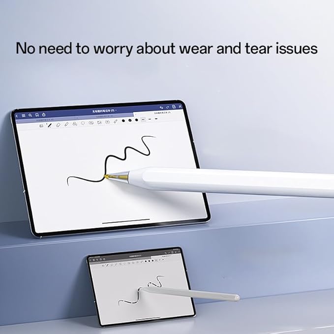 UPDENI Replacement Pencil Tips for Apple Pencil Tips,fine piont Pencil nibs fit for Apple 2nd 1st Gen USB-C,and Logitech Crayon Digital Pencil,iPod Pro Pencil 6 Pack Blue