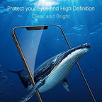 PERFECTSIGHT Anti Blue Light Screen Protector Compatible with iPhone 12 Pro Max 2020 6.7 inch, Eye Care HD Clear Tempered Glass - Anti Eye Fatigue & Eye Dry 2X Stronger Easy Installation