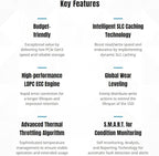 KLEVV CRAS C715 256GB M.2 2280 NVMe PCIe Gen3x4 Laptop & Desktop, up to 3000MB/s (K256GM2SP0-C7T)