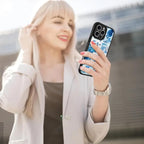 AIGOMARA Case for iPhone 16 Pro [Compatible with MagSafe] Blue Turtle Shell Ocean Collage Pattern Design for Women Girls Men Soft TPU Bumper Hack PC Back Shockproof Protective Slim Magnetic Cover