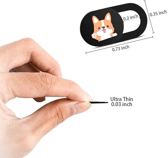 Laptop Camera Cover Slide 3 Pack Ultra Thin Slide Computer Webcam Covers for Echo Show, iPad, Tablet, Chromebook, PC - Koji