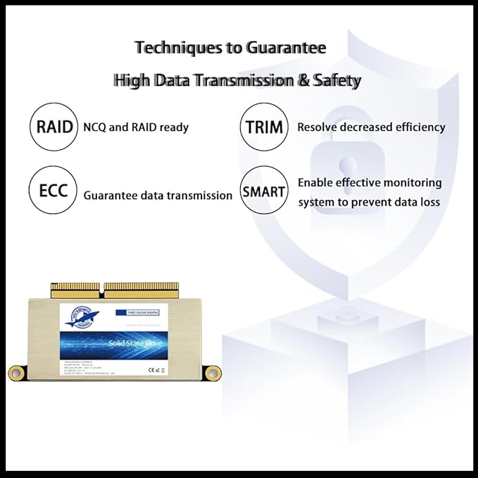 Dogfish 2TB SSD for MacBook Pro A1708, NVMe PCIe M.2 Internal Solid State Drive Upgrade for MacBook Pro Retina A1708 (2016-2017)